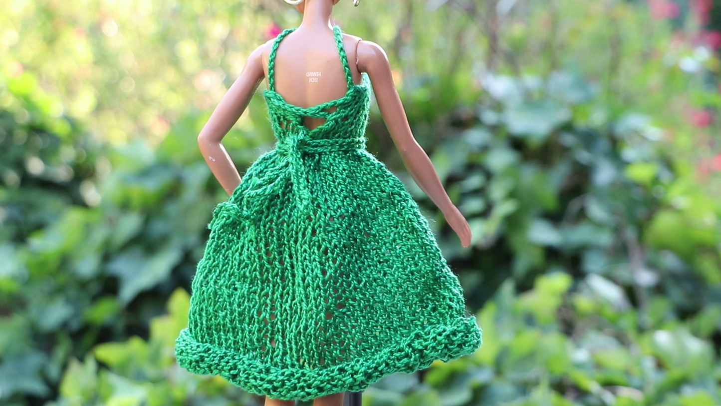 Robes verte et marron pour Barbie