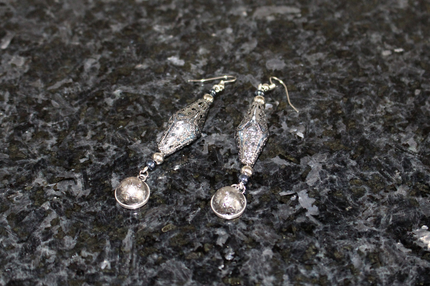 Boucles d'oreilles lune d'Orient