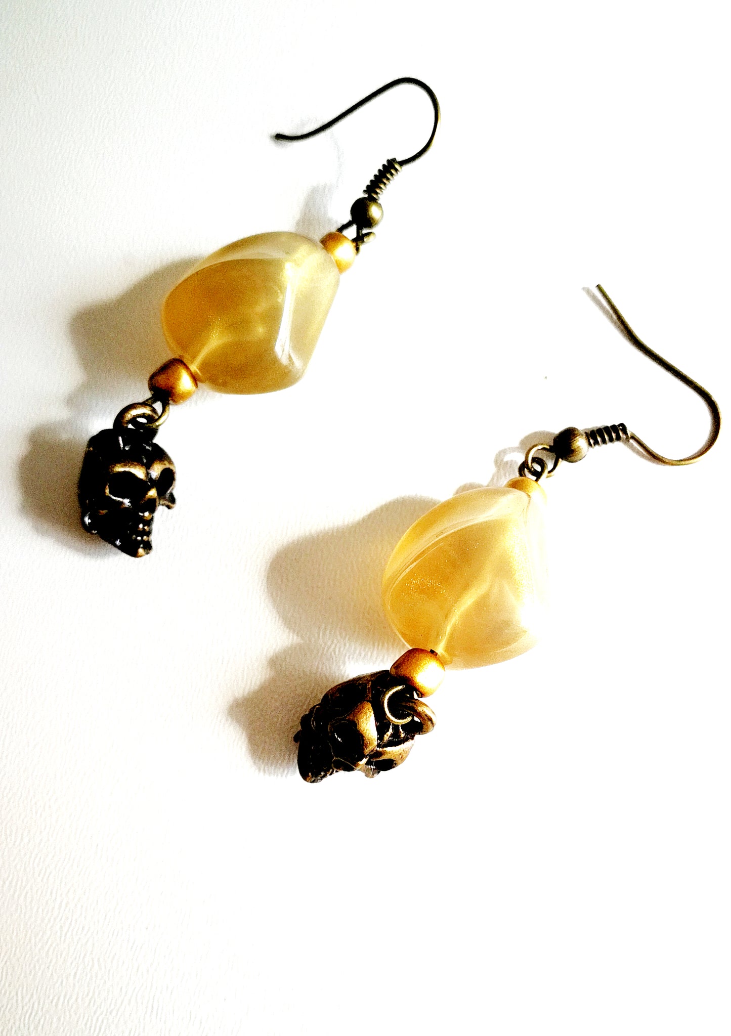 Boucles d'oreilles tête de mort