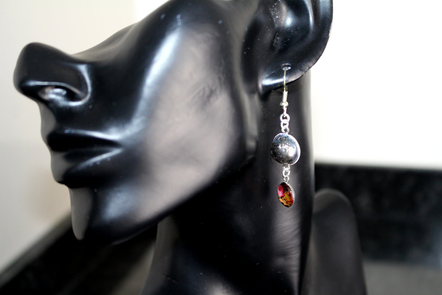 Boucles d'oreilles jardin secret