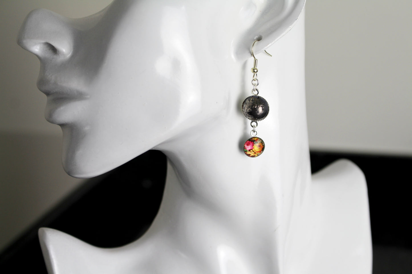 Boucles d'oreilles jardin secret
