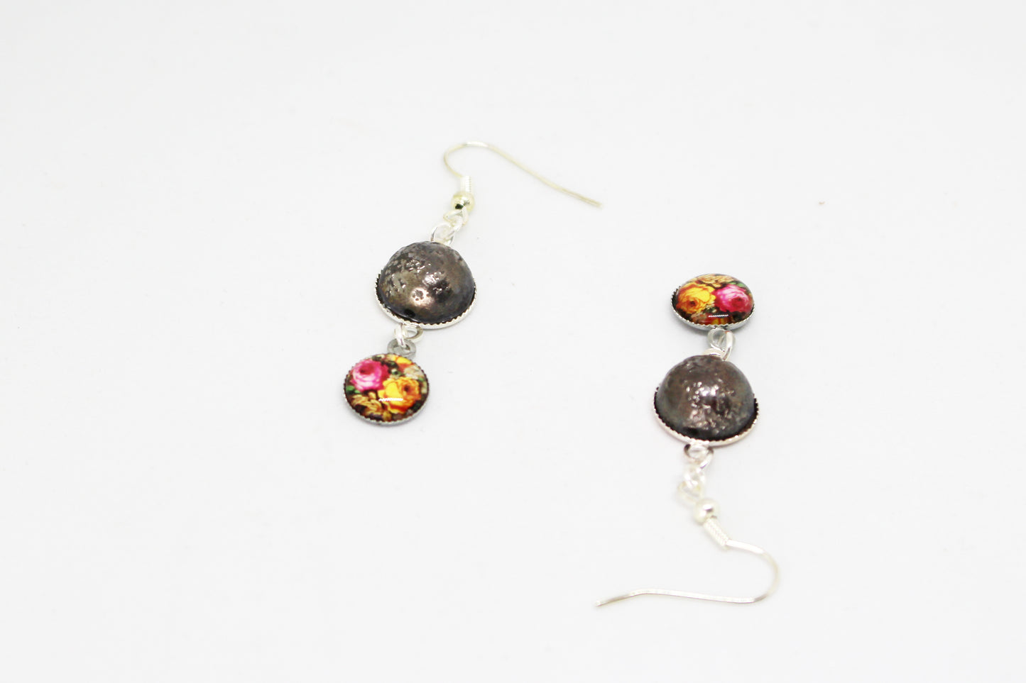 Boucles d'oreilles jardin secret