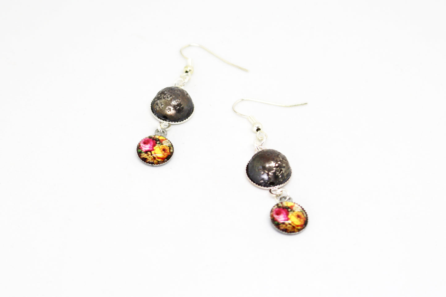 Boucles d'oreilles jardin secret