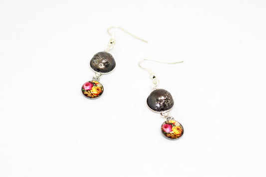 Boucles d'oreilles jardin secret