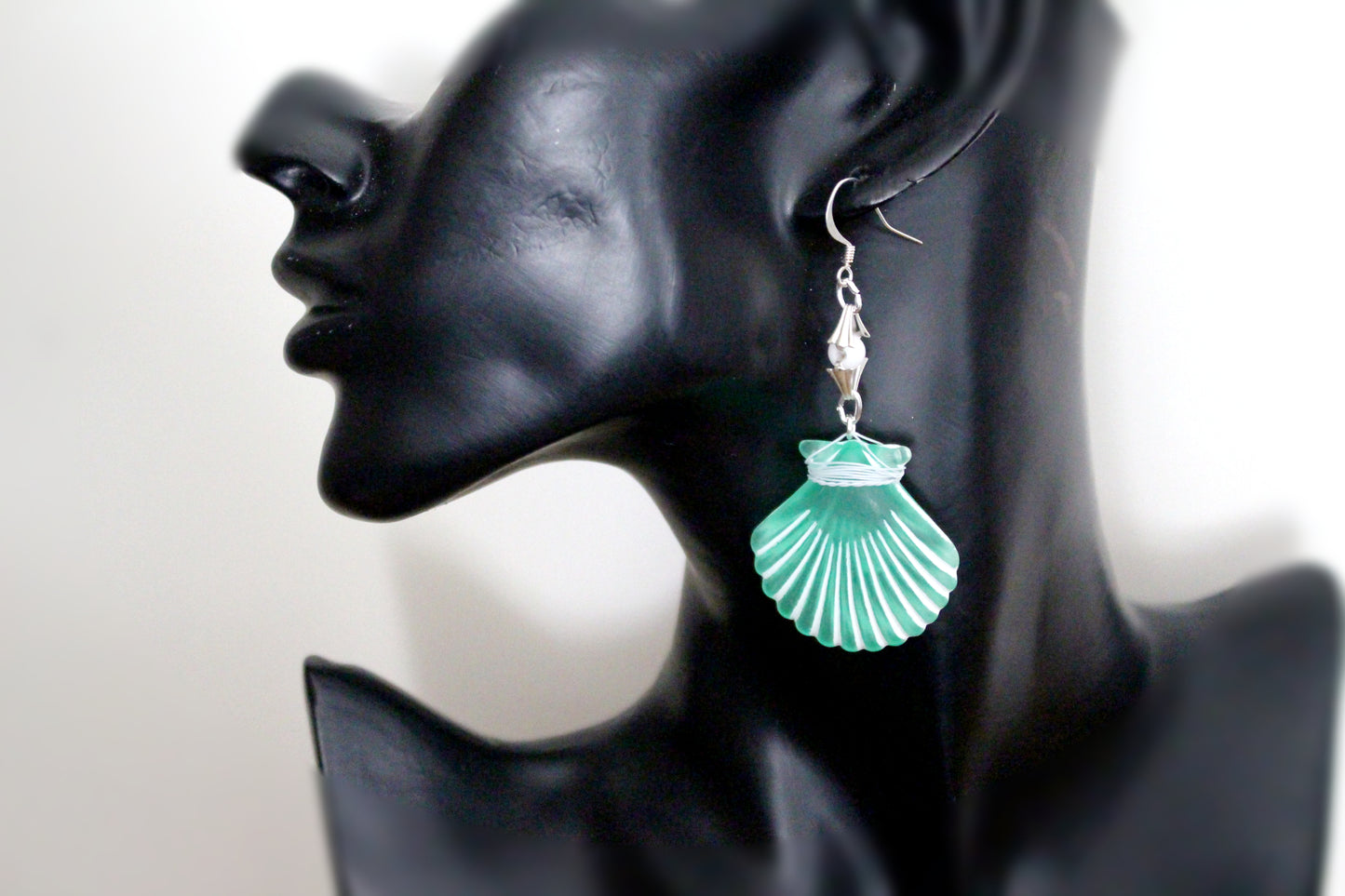 Boucles d'oreilles grosses coquillages