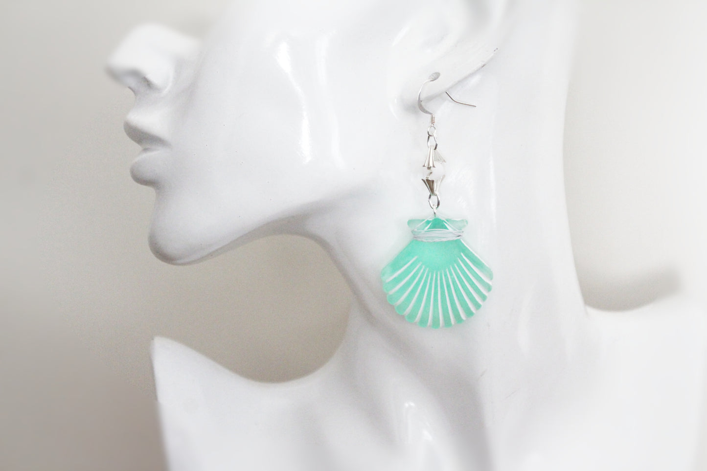 Boucles d'oreilles grosses coquillages