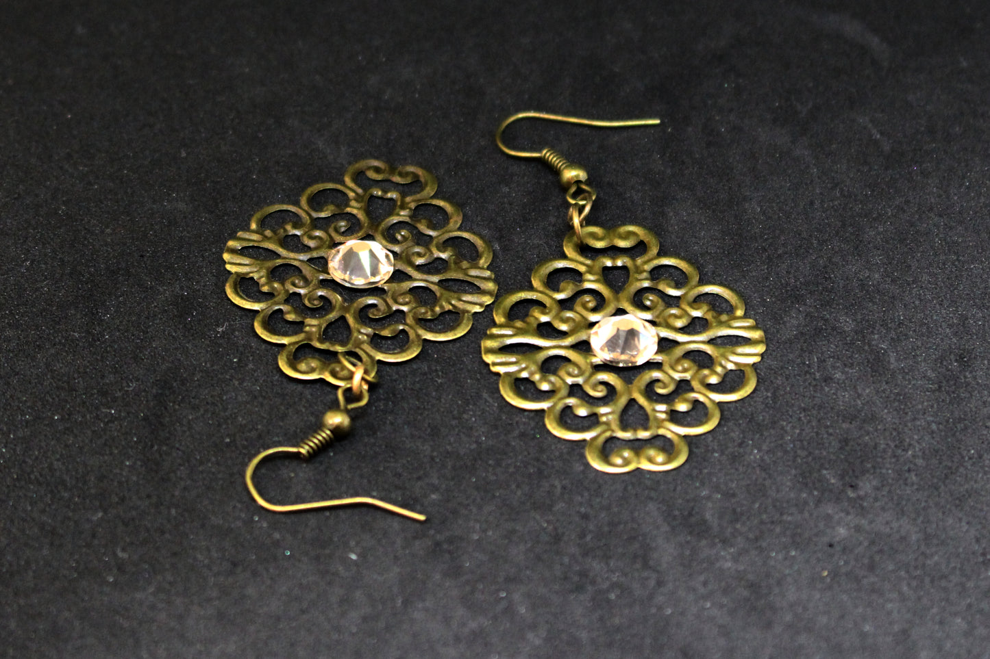 Boucles d'oreilles filigrane light silk ajourées