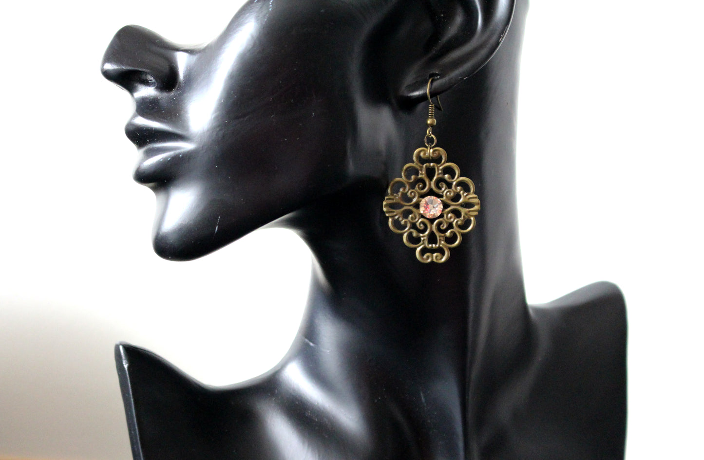 Boucles d'oreilles filigrane light silk ajourées