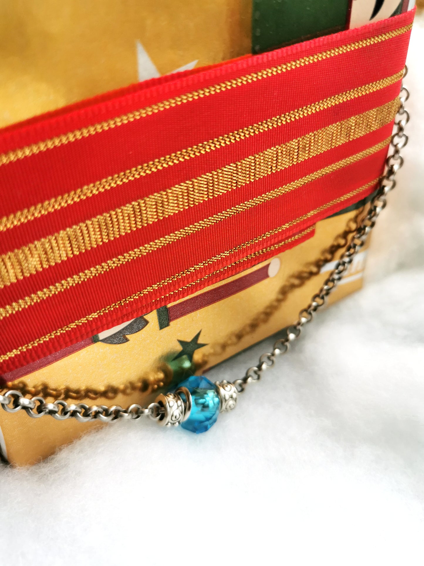 Collier ras de cou argenté