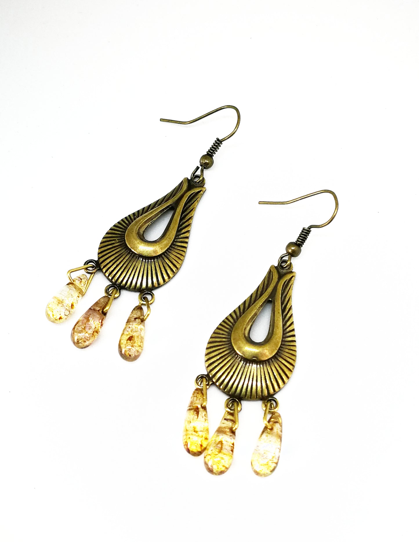Boucles d'oreilles gouttes aristocrate romantique
