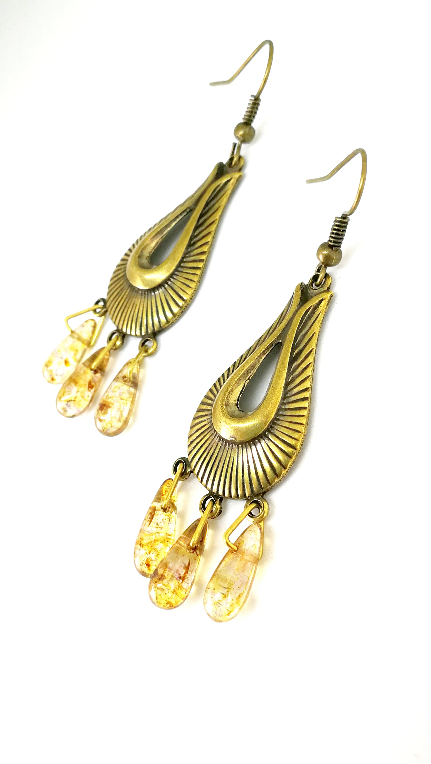 Boucles d'oreilles gouttes aristocrate romantique