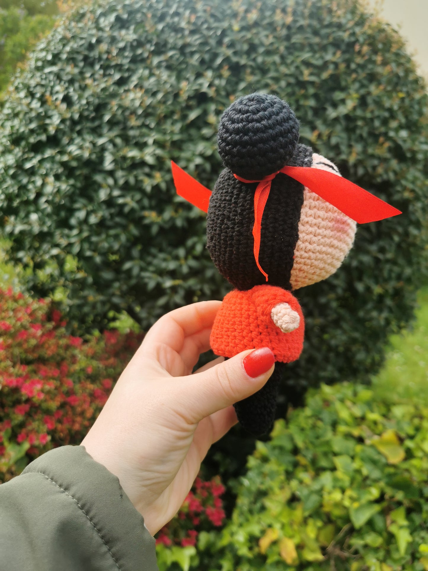 Poupée Kawaii Pucca faite au crochet