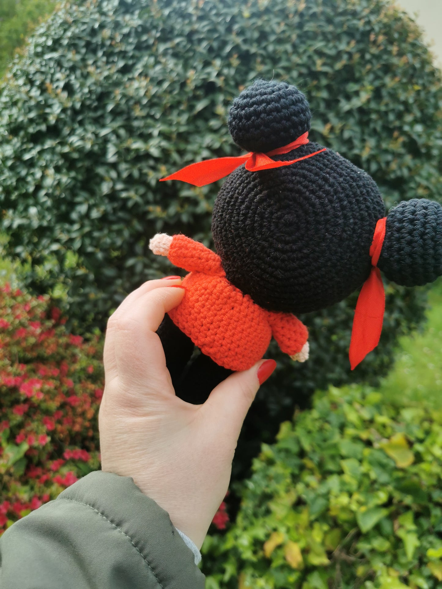 Poupée Kawaii Pucca faite au crochet