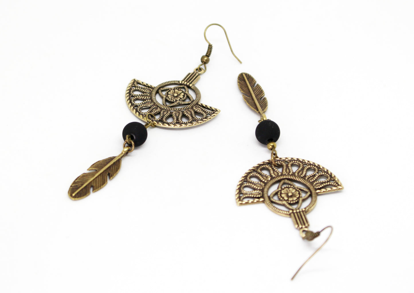 Boucles d'oreilles ethniques ajourées