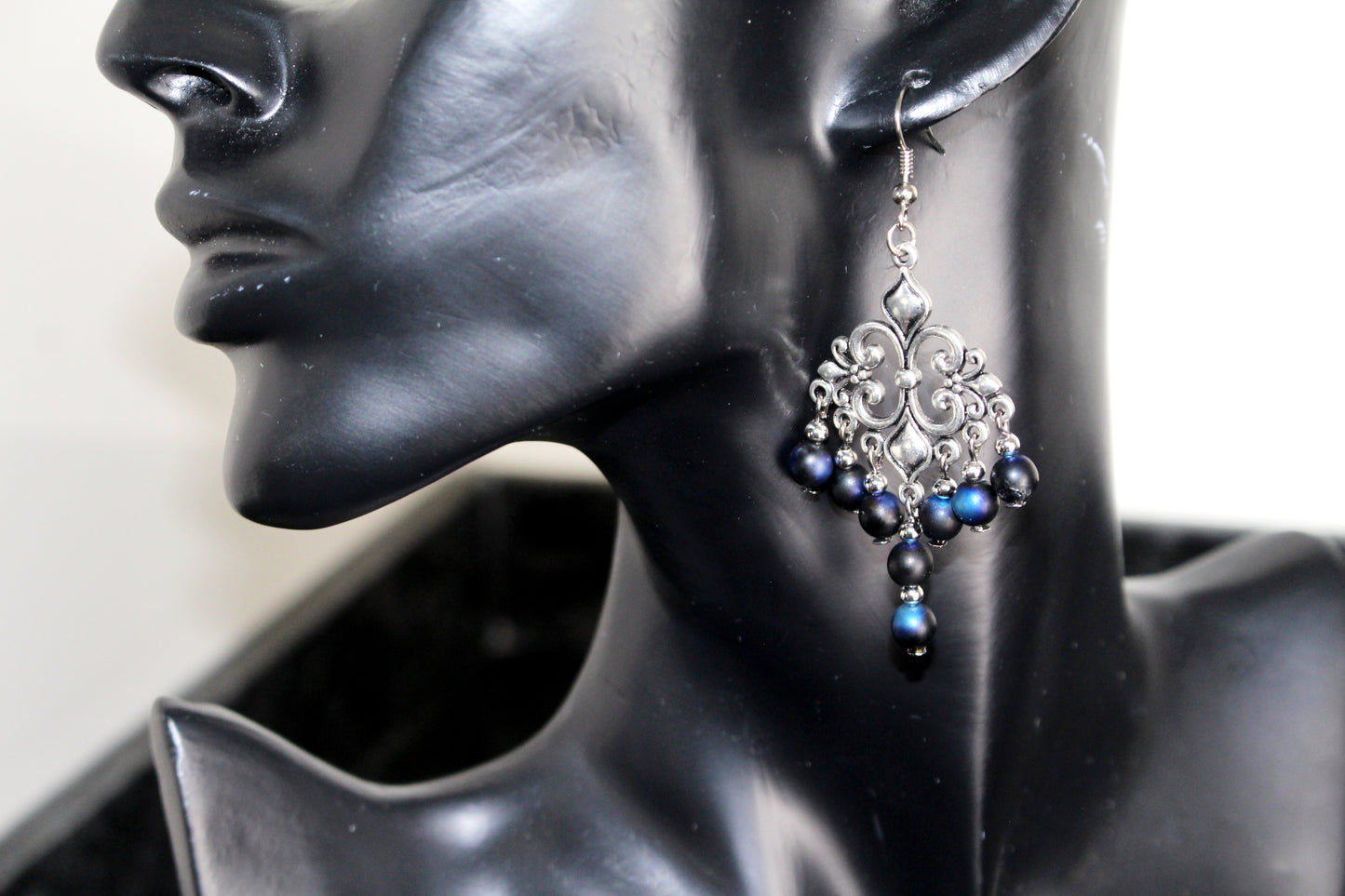 Boucles d'oreilles fleur royale