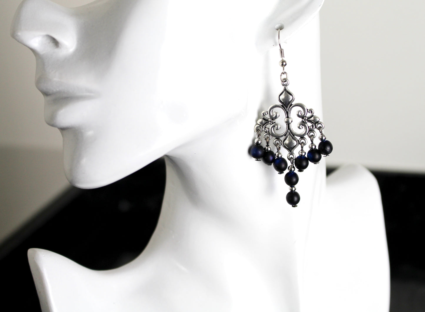 Boucles d'oreilles fleur royale