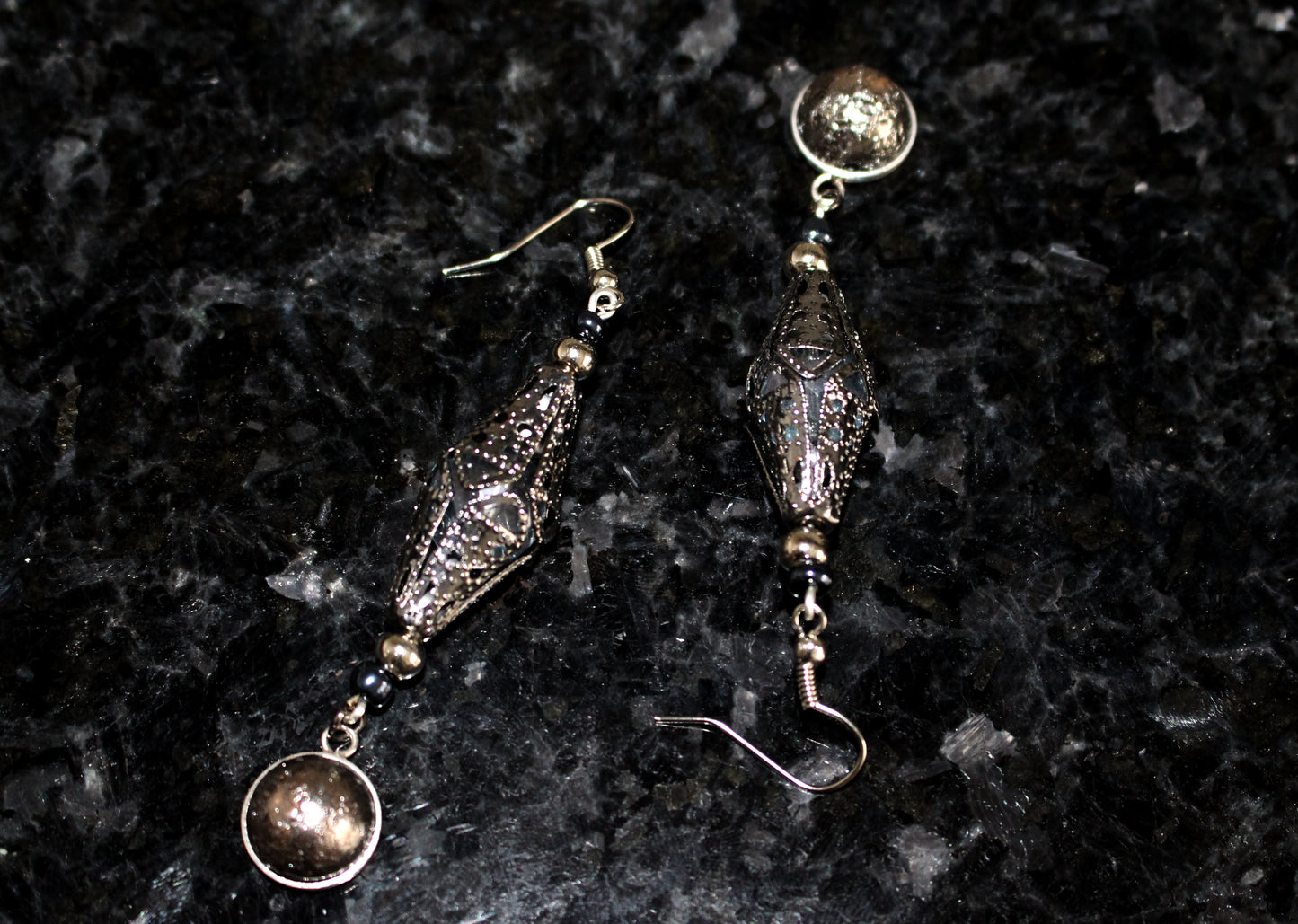 Boucles d'oreilles lune d'Orient
