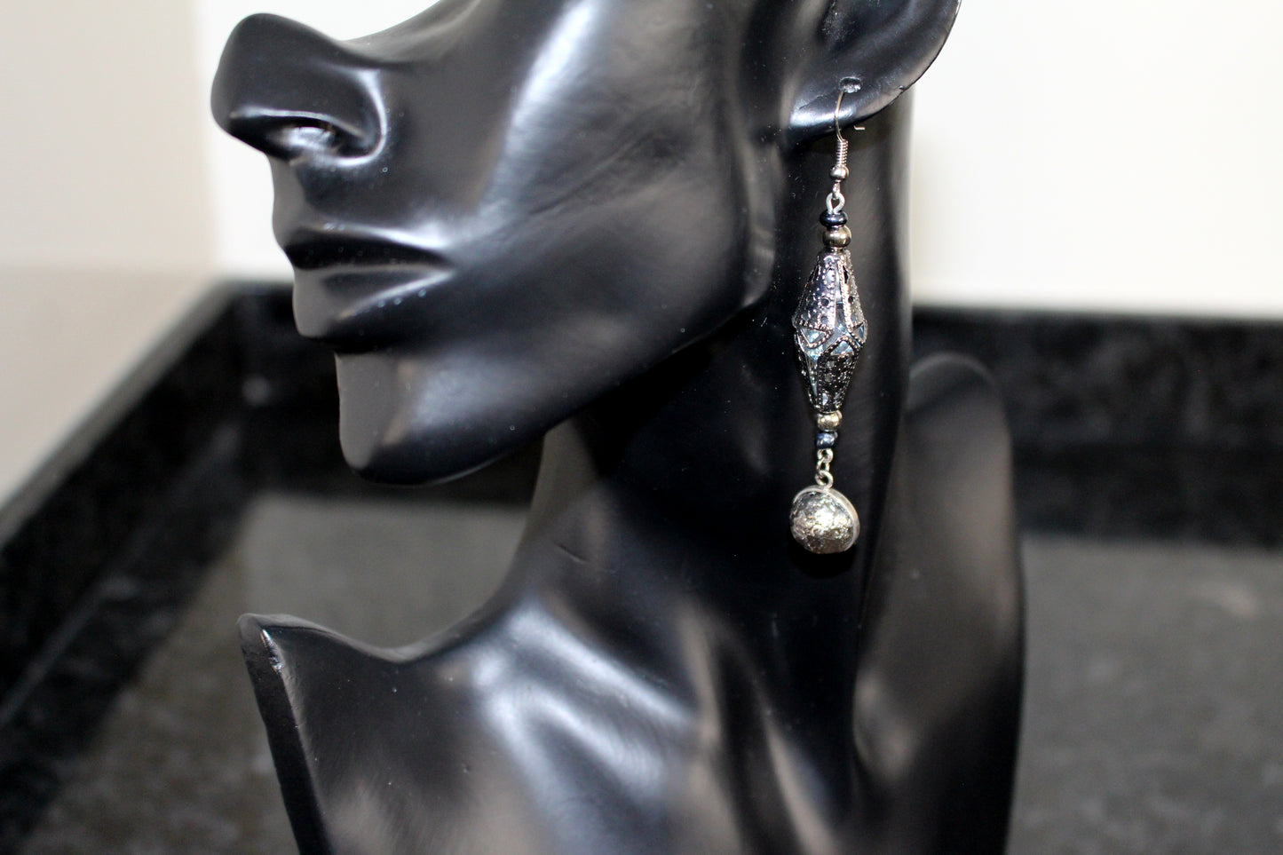 Boucles d'oreilles lune d'Orient