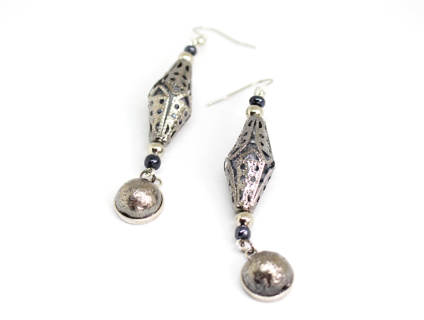 Boucles d'oreilles lune d'Orient