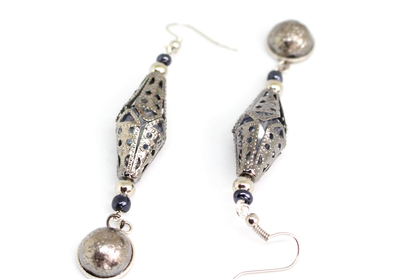 Boucles d'oreilles lune d'Orient