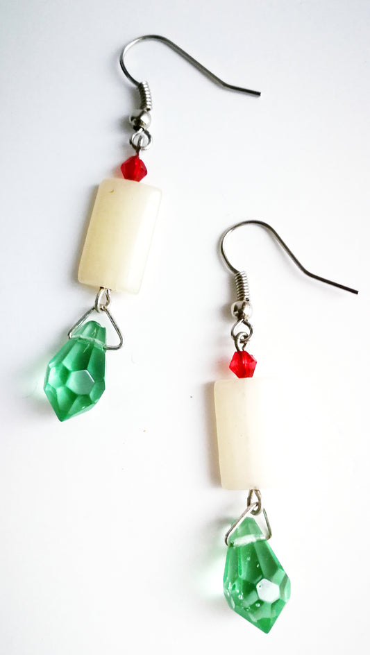 Boucles d'oreilles gouttes en pierre naturelle