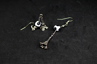 Boucles d'oreilles foot à Paris