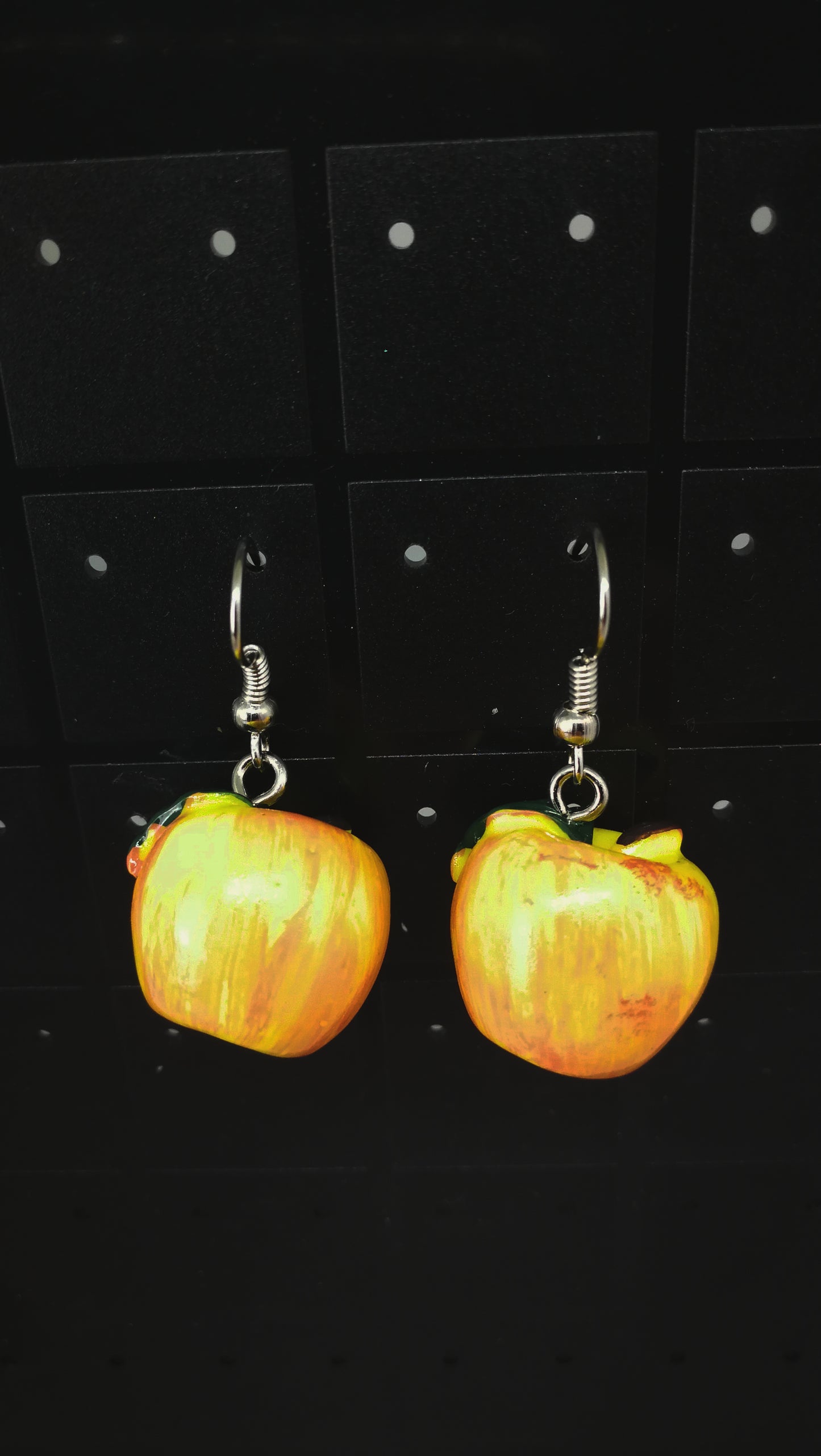 Boucles d'oreilles pommes