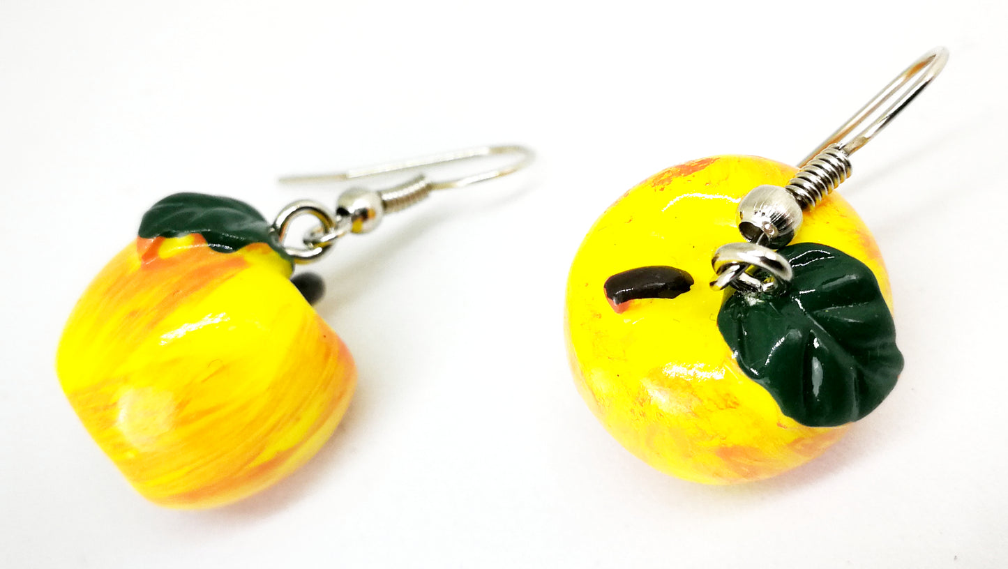Boucles d'oreilles pommes