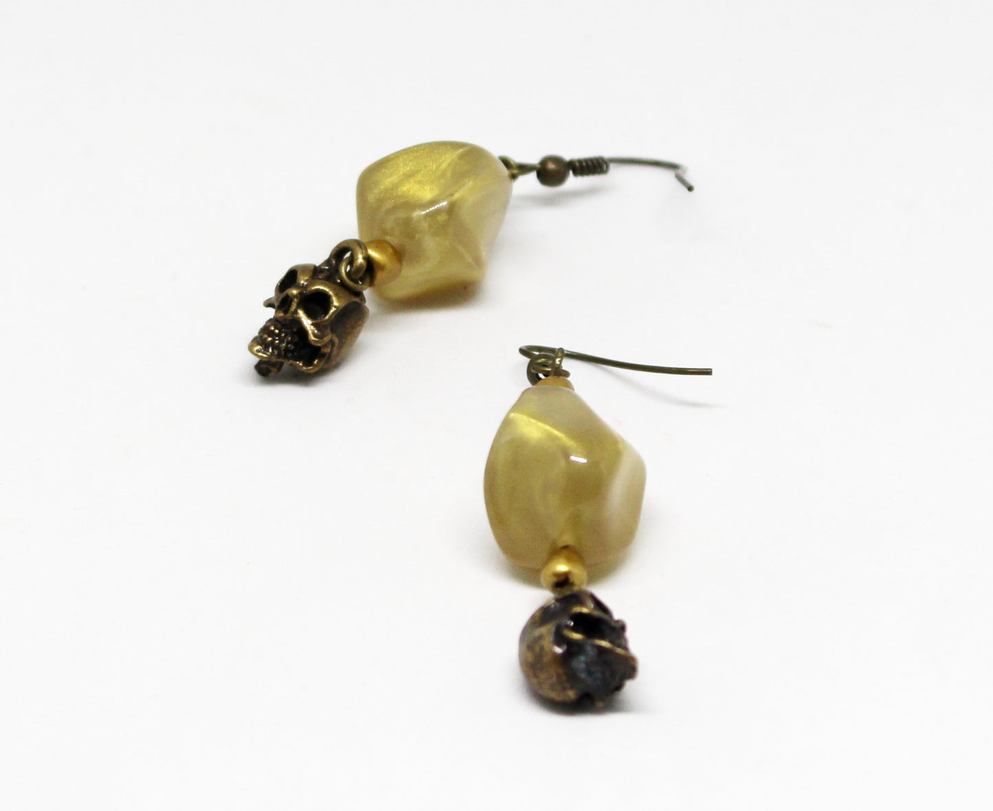 Boucles d'oreilles tête de mort